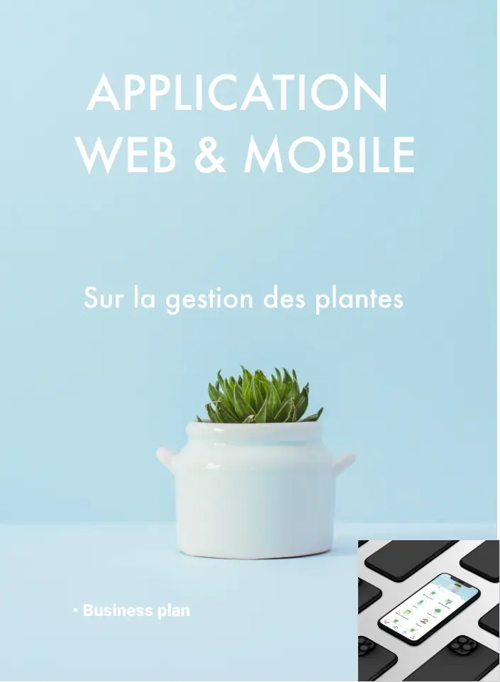 APP WEB & MOBILE - Sur la gestion des plantes